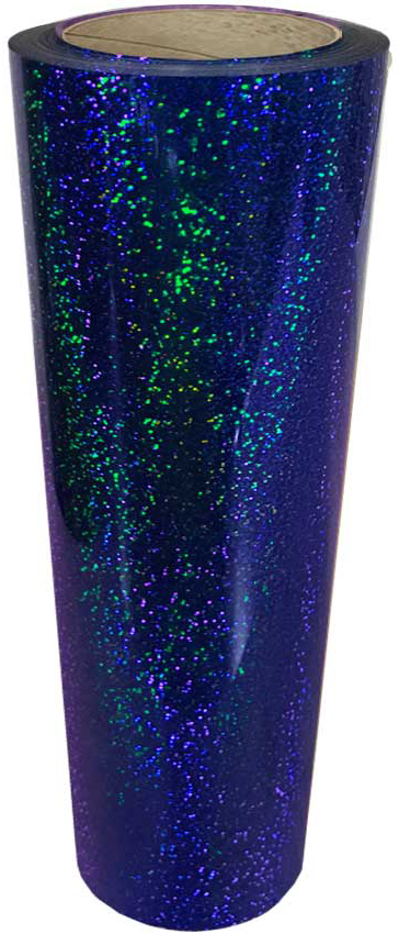 19IN Specialty Materials DecoSparkle Blue - Specialty Materials DecoSparkle Holographic Polyester Heat Transfer Film